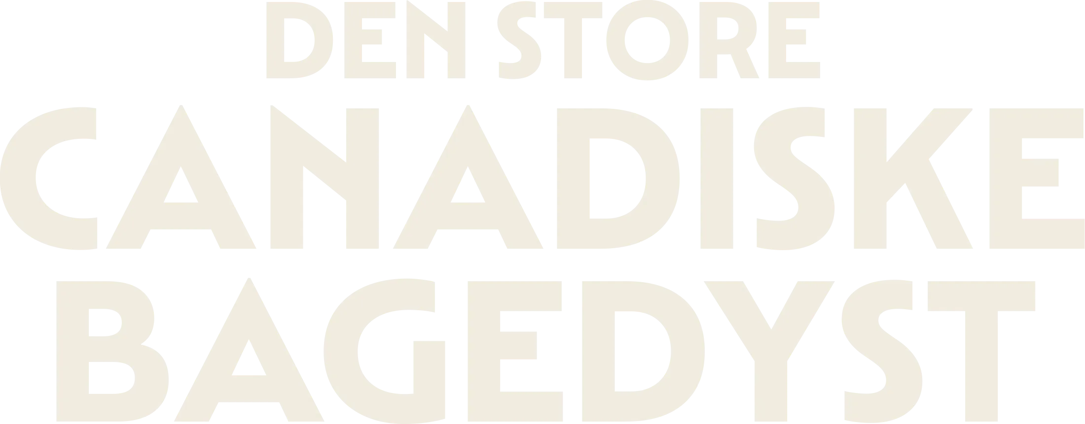 Den store canadiske bagedyst