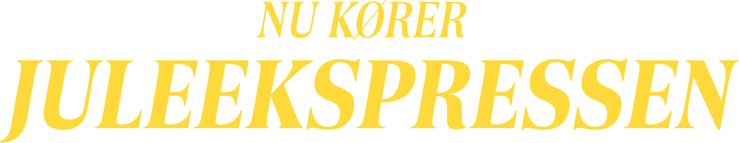 Nu kører juleekspressen