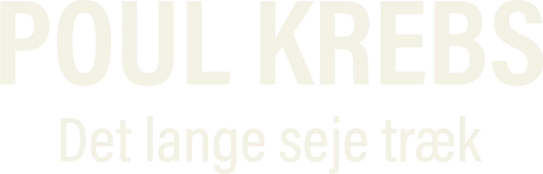 Poul Krebs - det lange seje træk