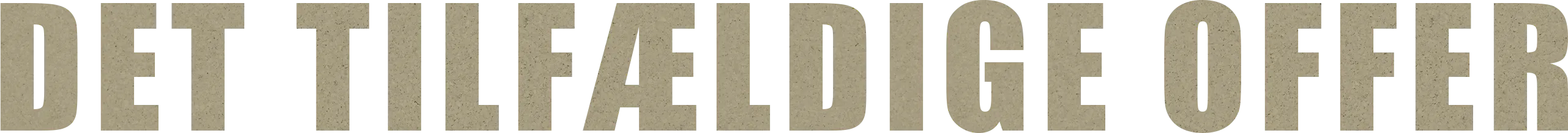 Det tilfældige offer