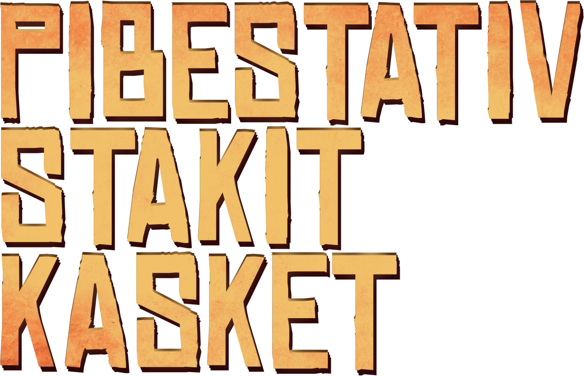 Pibestativ, stakit, kasket