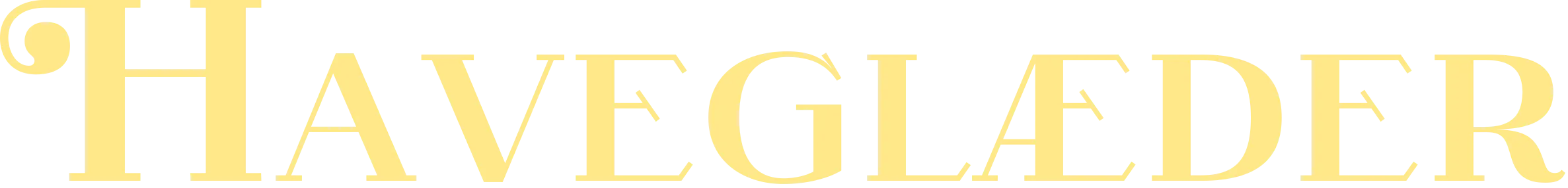 Haveglæder