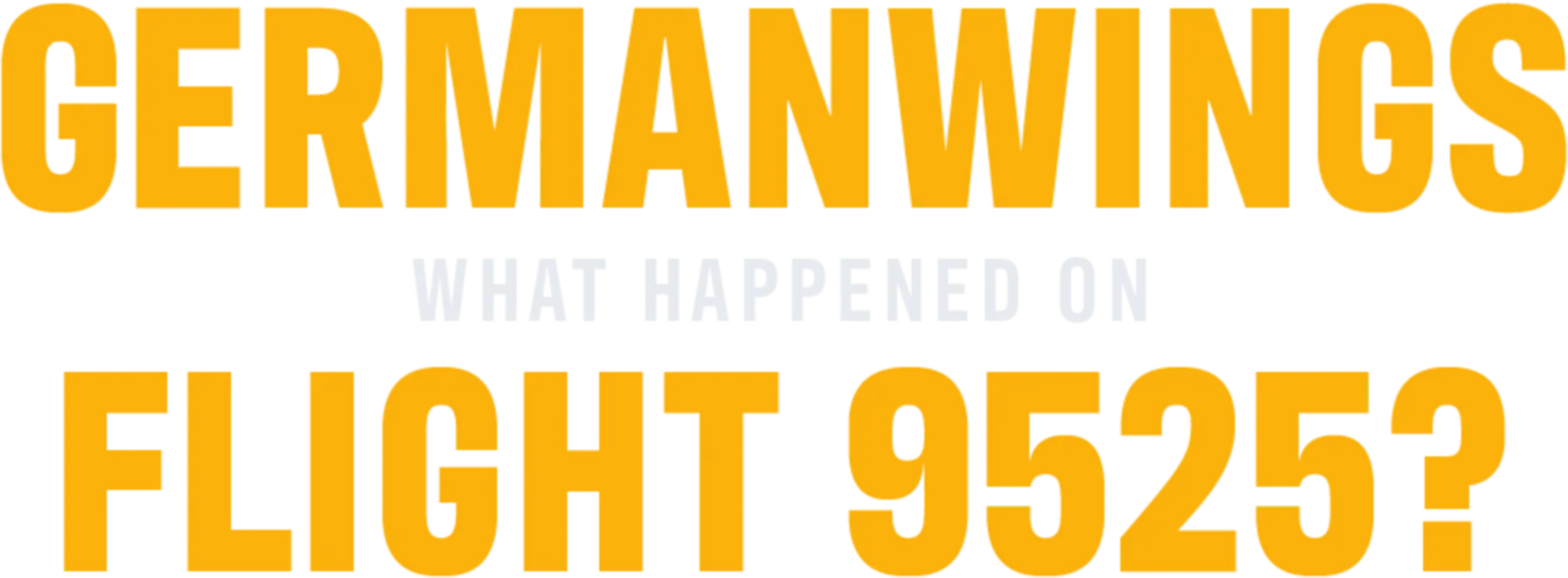 Germanwings: What Happened On Flight 9525?