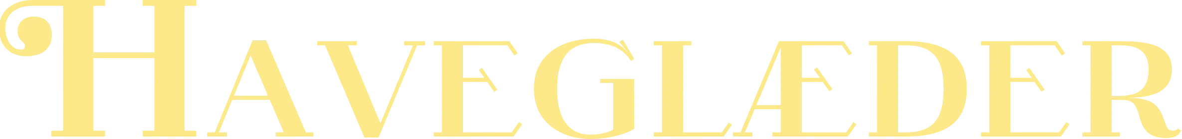 Haveglæder