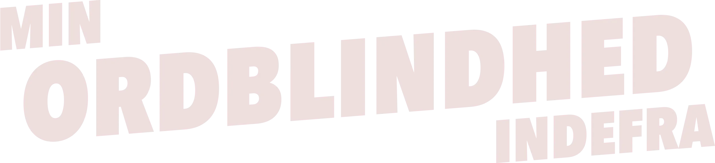 Min ordblindhed indefra